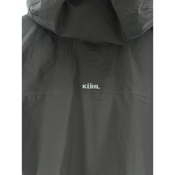 Kuhl Projekt Jacket Mens Small Black Waterproof Hooded Stretch Windbreaker - Picture 7 of 13